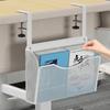 Metal Desk Storage Rack Adjustable Waterproof Under Table Organizer Space-Saving Storage Rack Under Shelf Organizer For Home