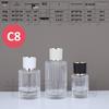 Bayonet Spot Glass Perfume Bottle: Portable 30ml, 50ml, 100ml Dispenser & Sample Bottle