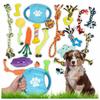 Dog Toys Set 20 In 1 Tugs Balls Frisbee Chews Fetch Active!