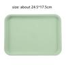 White Plastic Tray, Multi-function, Rectangular Storage Tray, Nordic Simple, Home, Kitchen, Supplies, Fruit, Dessert , 29*17cm