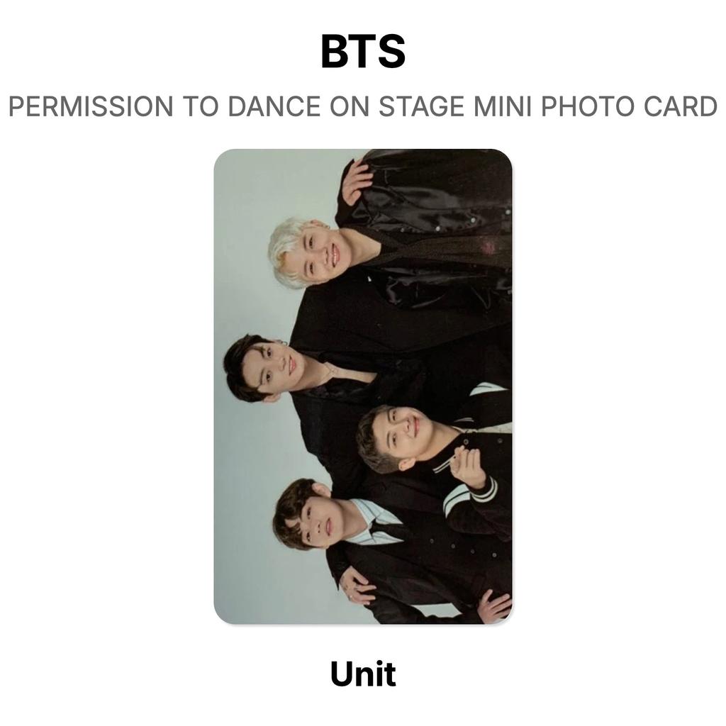 BTS PERMISSION TO DANCE ON STAGE MINI PHOTO CARD Official Photocard