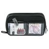 "2024 Volcano Transparent & Dirt-Resistant Pencil Case for Female Students - Large Capacity, High-Value Stationery Box"