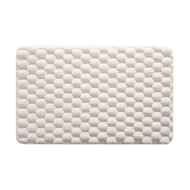 Flannel Large Particle Bathroom Anti-slip Mat, Toilet Absorbent Mat, Household Shower Room Door Mat