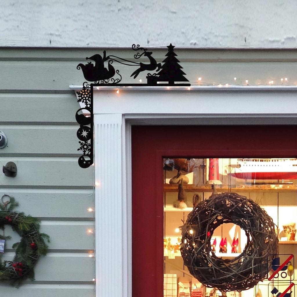 Christmas Wall Decoration Snowflake Door Hanging for Holiday Home Decor