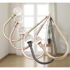 1pc Large Stylish Curtain Hold Back Metal Tie Tassel Arm Hook Loop Holder U Shaped Round Window Wall Decoration Hanger 2024 LS