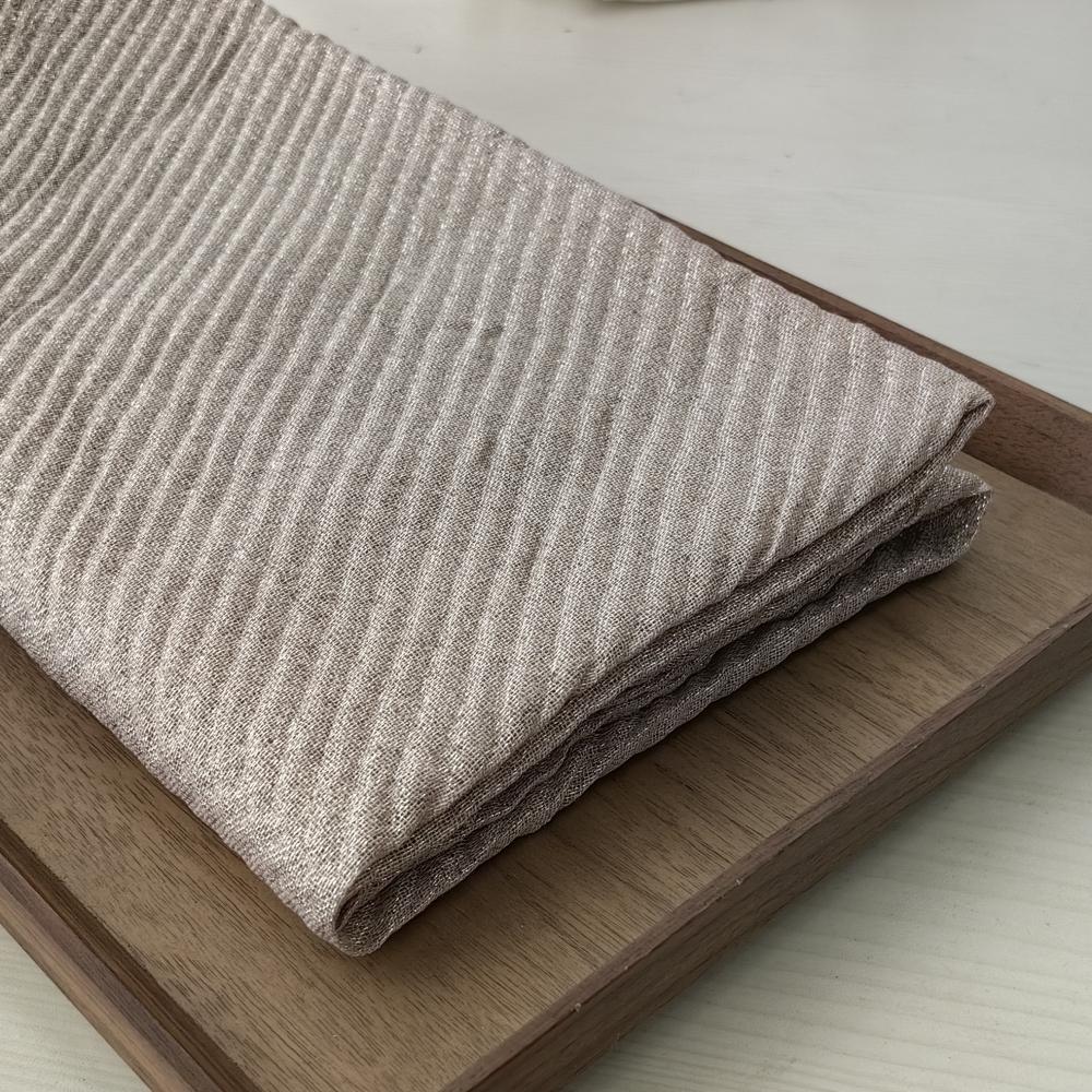 Women's Pleated Scarf Crinkle Cotton Long Muffler Crumpled Shawl Femme Hijab Golden Thread Shimmer Muslim Hijab