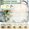 LED Pflanzenlicht Vollspektrum Pflanzenlampe Dimmbar 3 Modi Höhenverstellbar Zimmerpflanzen Licht 3/9/12H Timer 10-stufige Dimmung