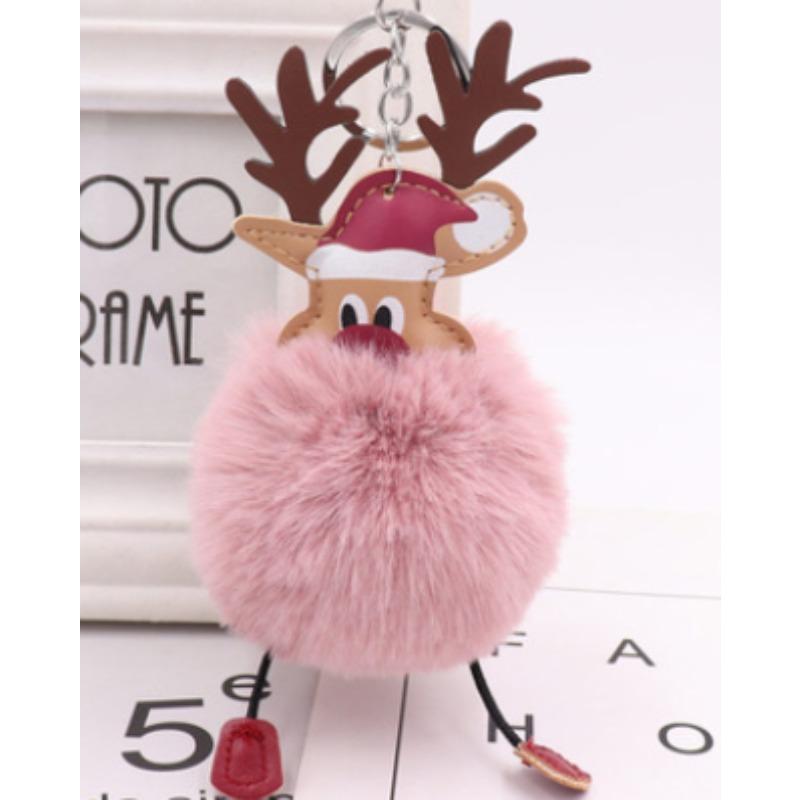 Výprodej Ručně vyráběná kožešinová bambulka na klíčenky Králičí kožešinová koule Klíčenky Držák na klíče Ozdoby na telefon Kabelka Šperky Doplňky