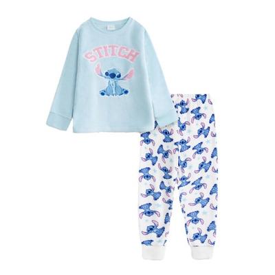 Girls Stitch Long Pyjama Set