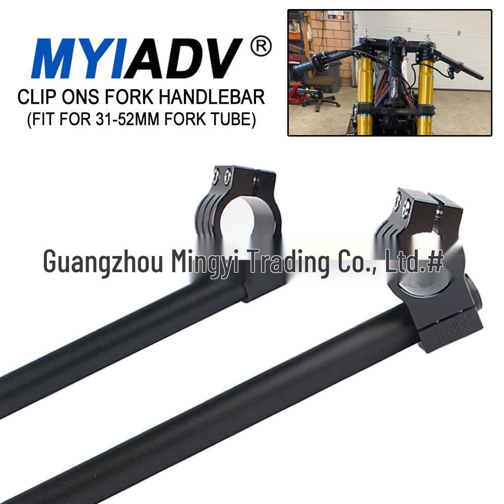 

Aluminum Alloy CNC Clip-on Handlebars for Kawasaki Ninja Motorcycle Modification 33cm
