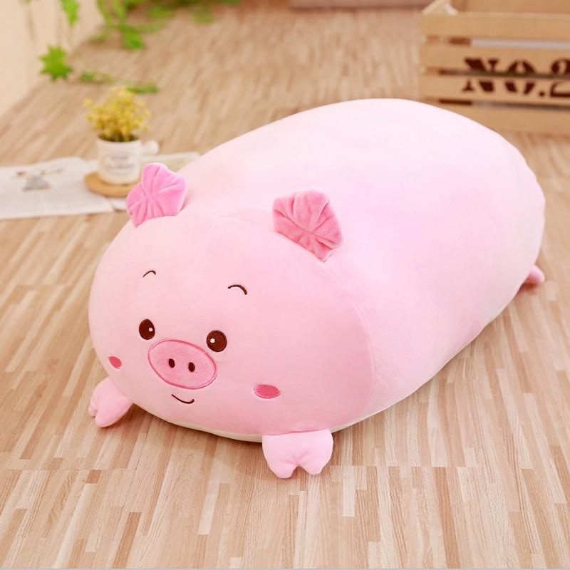 Soft Animal Cartoon Pillow Cushion Cute Fat Dog Cat Penguin Pig Frog Plush Toy Stuffed Lovely Kids Birthyday Gift