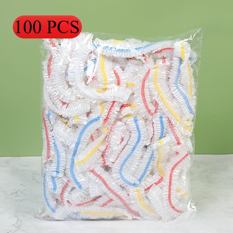 Elastic Food Freshness Packaging-Stretchable,Transparent Plate Cover,for Kitchen,Home,Restaurant,Picnic,Dustproof Reusable