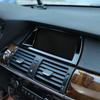Pre BMW X5 E70 X6 E71 2008-2013 ABS Uhlíkové vlákno/Čierna Dekoratívny Rám Navigácie do Auta Nálepka Výplne Príslušenstvo do Auta