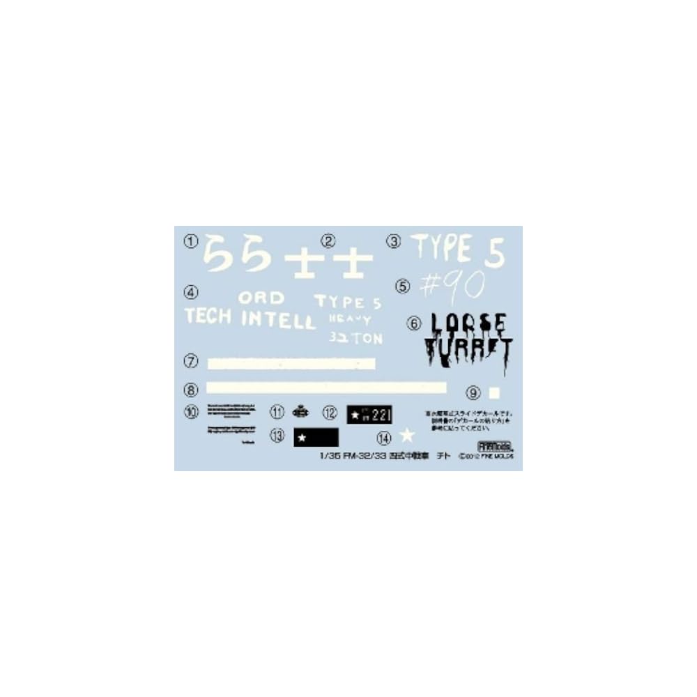 Fine Molds 1/35 Scale Japanese Army Type 4 Chi-To Prototype Plastic Model Kit FM32