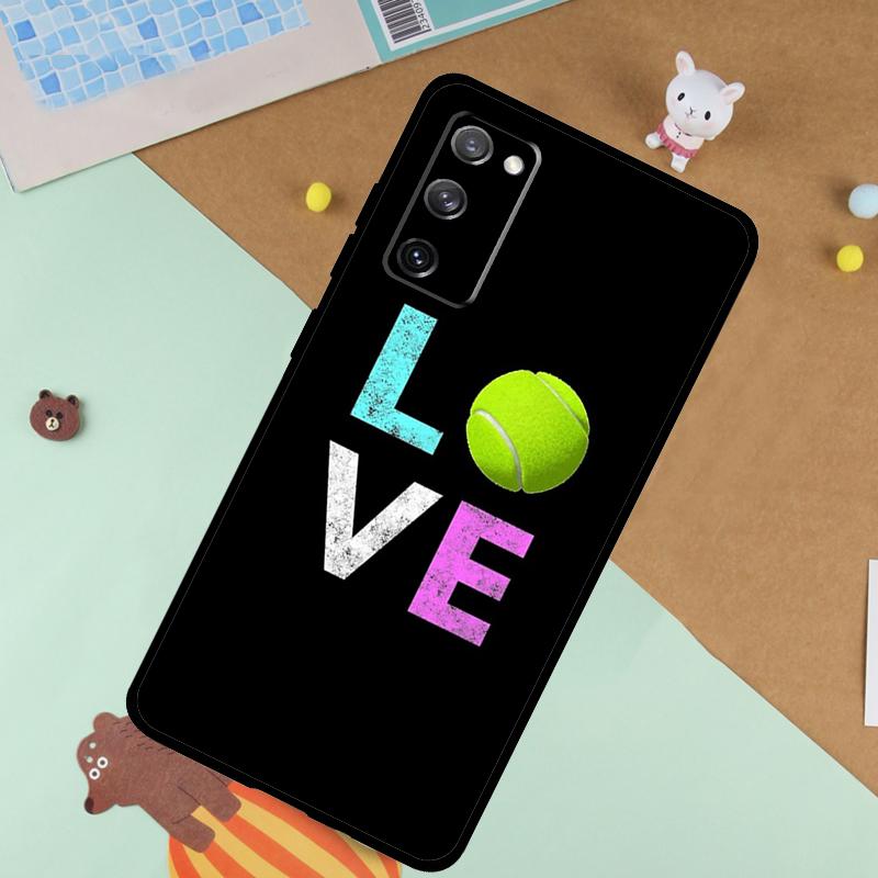 

Tennis Ball Rackets Soft Case For Samsung Galaxy S25 Ultra S9 S10 S20 S22 S21 Plus S23 FE S24 Ultra Funda Cover Galaxy S23 Plus