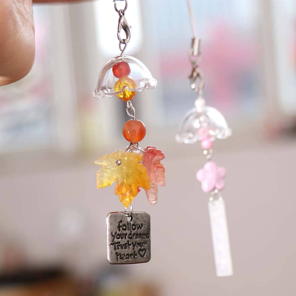 Phone Straps Transparent Keychain Star Wishing Bottle Mobile Phone Lanyard  Jewelry Accessories
