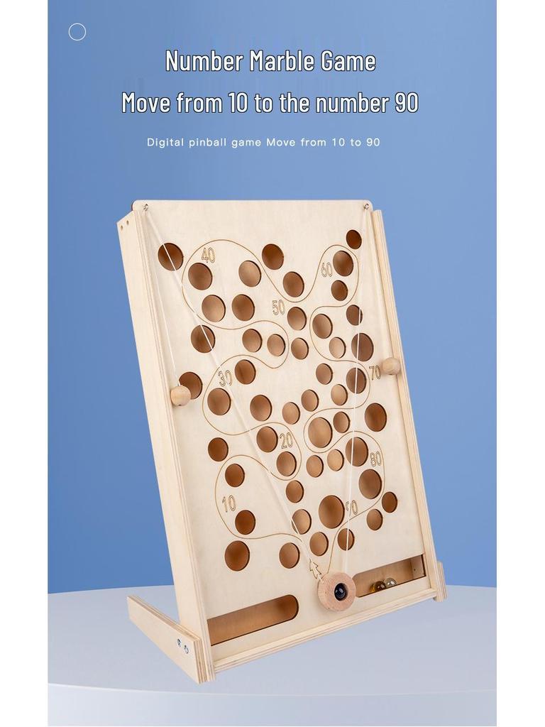 Pirate Themed Wooden Marble Game: Promoting Hand-Eye Coordination and Balance for Children’s Educational Play