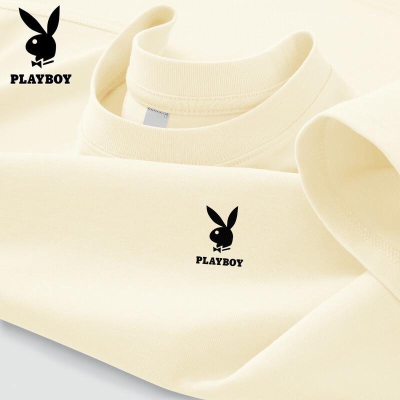 PLAYBOY Men's 2026 Loose Fit Cotton Short Sleeve T-Shirt