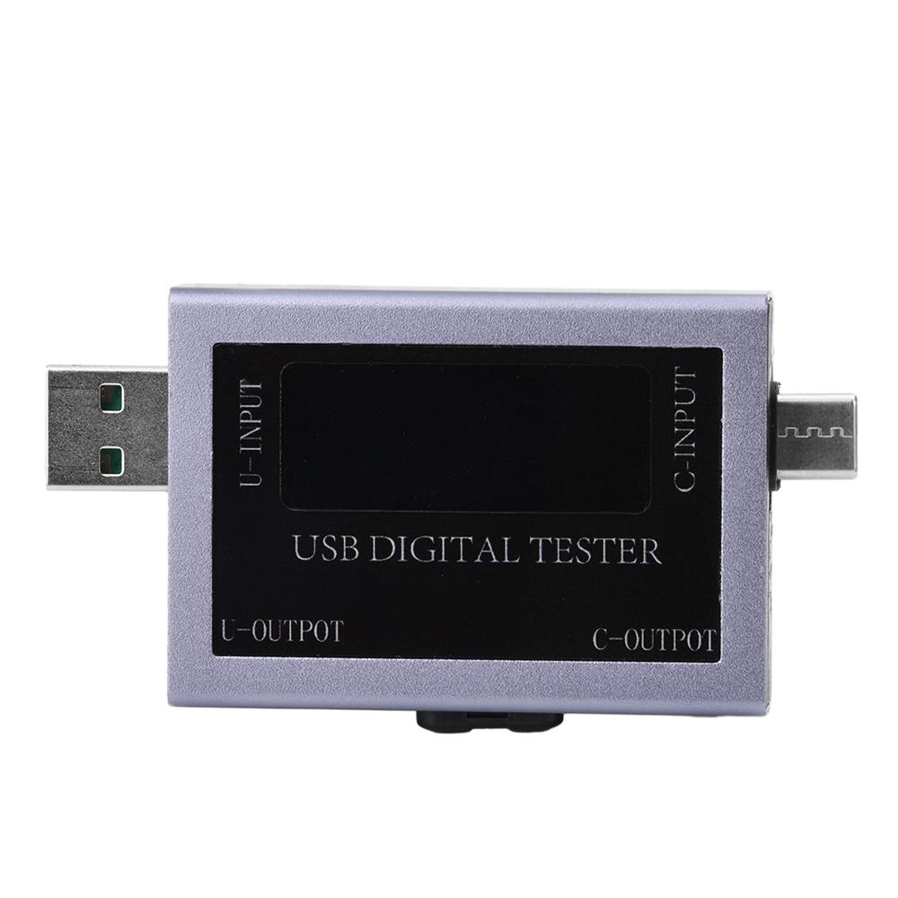 DC 4.5-50V USB+Type-C Tester LED Display Voltmeter Ammeter TYPE-C Fast Charge Detection Trigger Capacity Measurement
