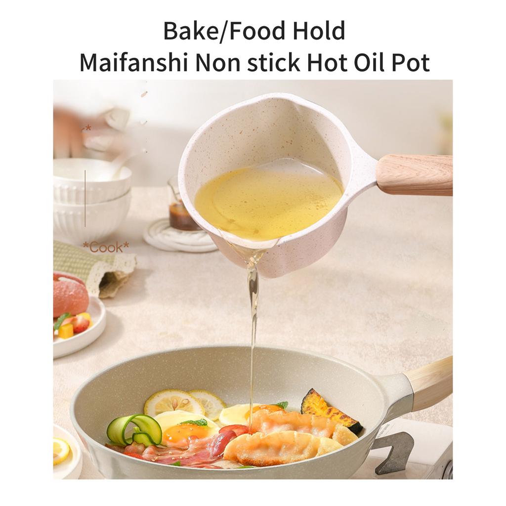 Tigaie Wok cu strat de piatră, tigăi mici pentru prăjit, oală mică pentru prăjit, tigaie antiaderentă, material aluminiu, oală pentru ulei fierbinte, perfectă pentru diverși bucătari