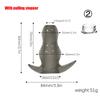 TPE Hollow Anal Plug with Cap - Transparent Tunnel Butt Plug for Gape Training & Prostate Play