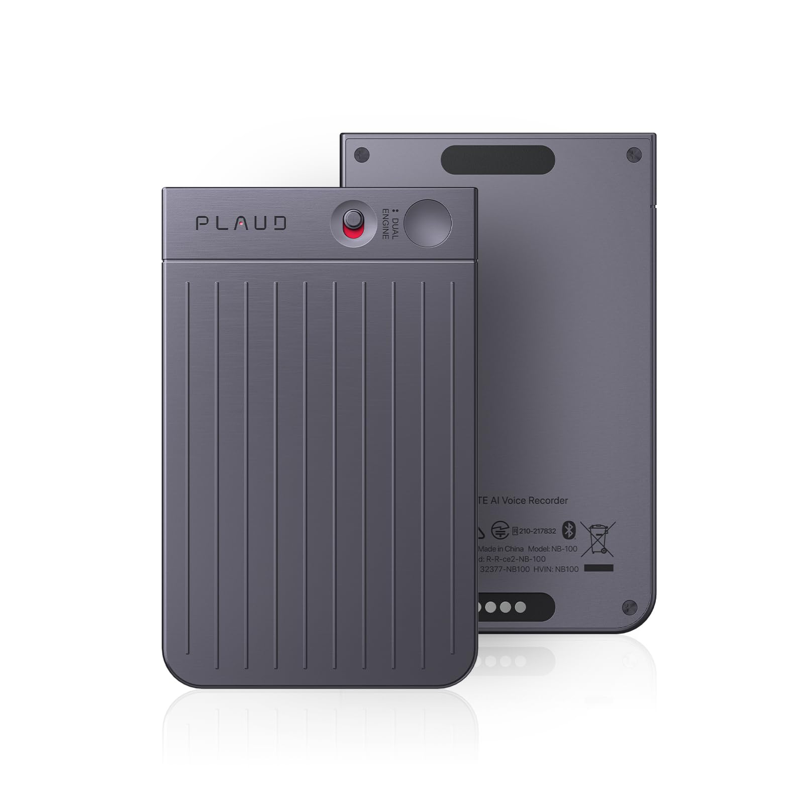

Plaud Note AI Диктофон з Розширеною LLM Сумісний з Мобільним та ПК Стандартний та Дизайн для Запису Дзвінків з 64 ГБ Динамік Голосовий ШІ Голосовий чорний