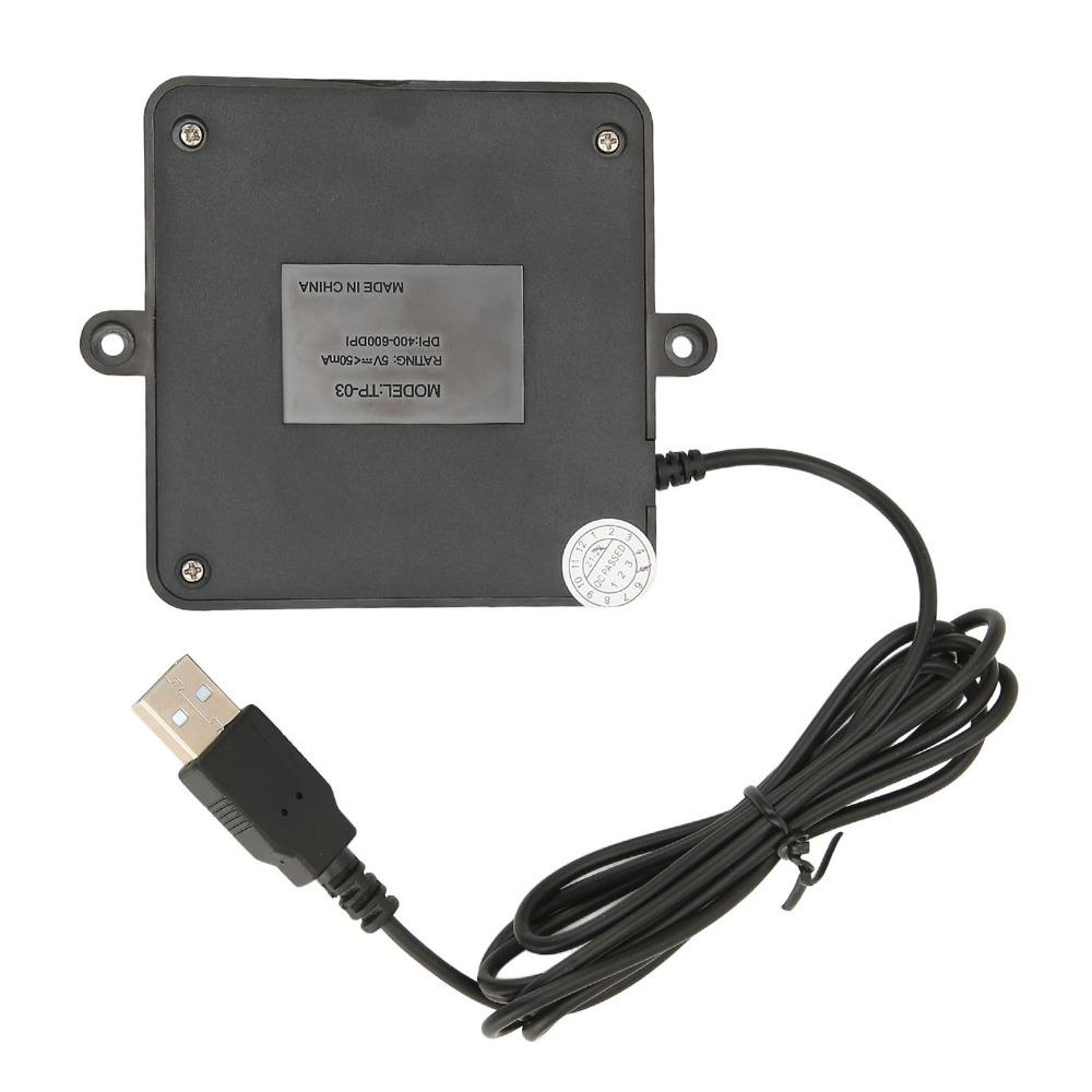 2-Tasten tragbares Trackpad Plug-and-Play Hohe Empfindlichkeit Touchpad Kabelgebundenes USB-Touchpad Home Office