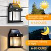 Solar Wall Lamp Waterproof Tungsten Filament Lamp Induction Lamp Household Garden Wall Light Villa Lighting Night Light Outdoor