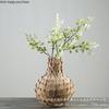 Handmade Wooden Vase Dried Flower Vase Flower Arrangement Container Desktop Decorative Vases Home Decor Ornament Crafts Gift