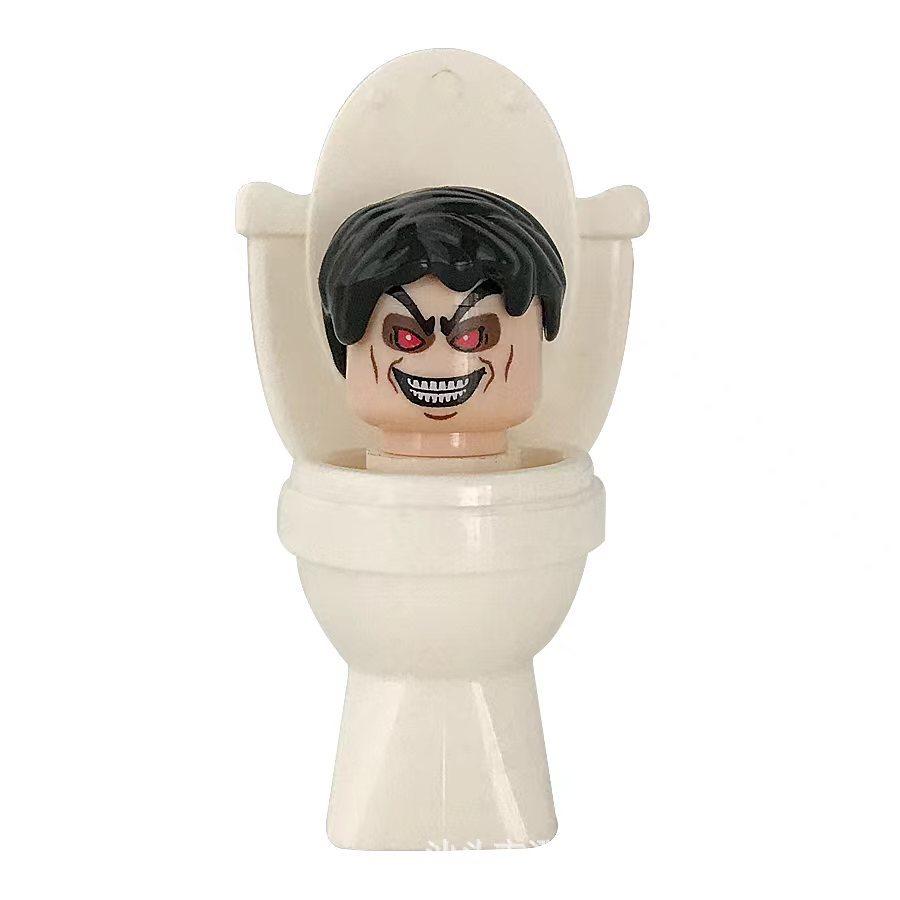 Skibidi Toilette TV-Mann Lautsprechermann Kamera-Mann Bauklötze Set, Actionfigur Modell, Kreative Bausteine, Geschenk für Jungen Kinder