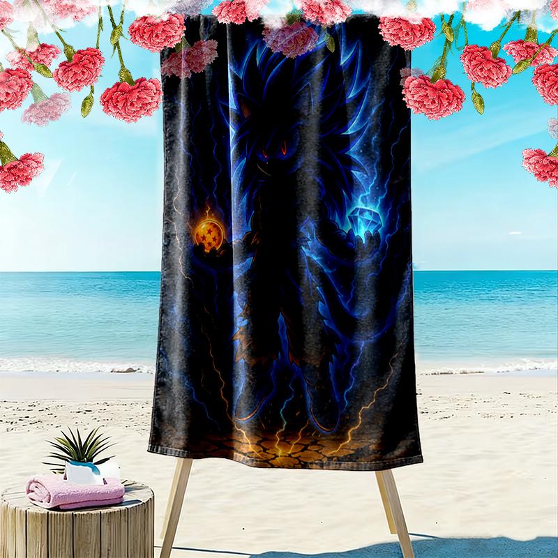 SONIC Beach Towel, Durable and Easy to Clean, Soft and Vibrant Beach Towel Perfect for Travel