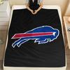 Flanelová deka s potiskem Buffalo Bills, Vysoce kvalitní, Pohodlná pro všechna roční období, Domácí dekorace, Teplo a pohodlí, Perfektní pro vánoční dárky