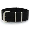 Watch Strap, Watch Band, Nylon Belt, Replacement Nylon Strap, TYPE NATO, CASSIS, Replacement Tool Included, 20mm, Black