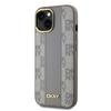 Dkny Dkhmp14Spcpvsle Iphone 146.1 Beżowy/Beige Hardcase Leather Checkered Mono Pattern Magsafe