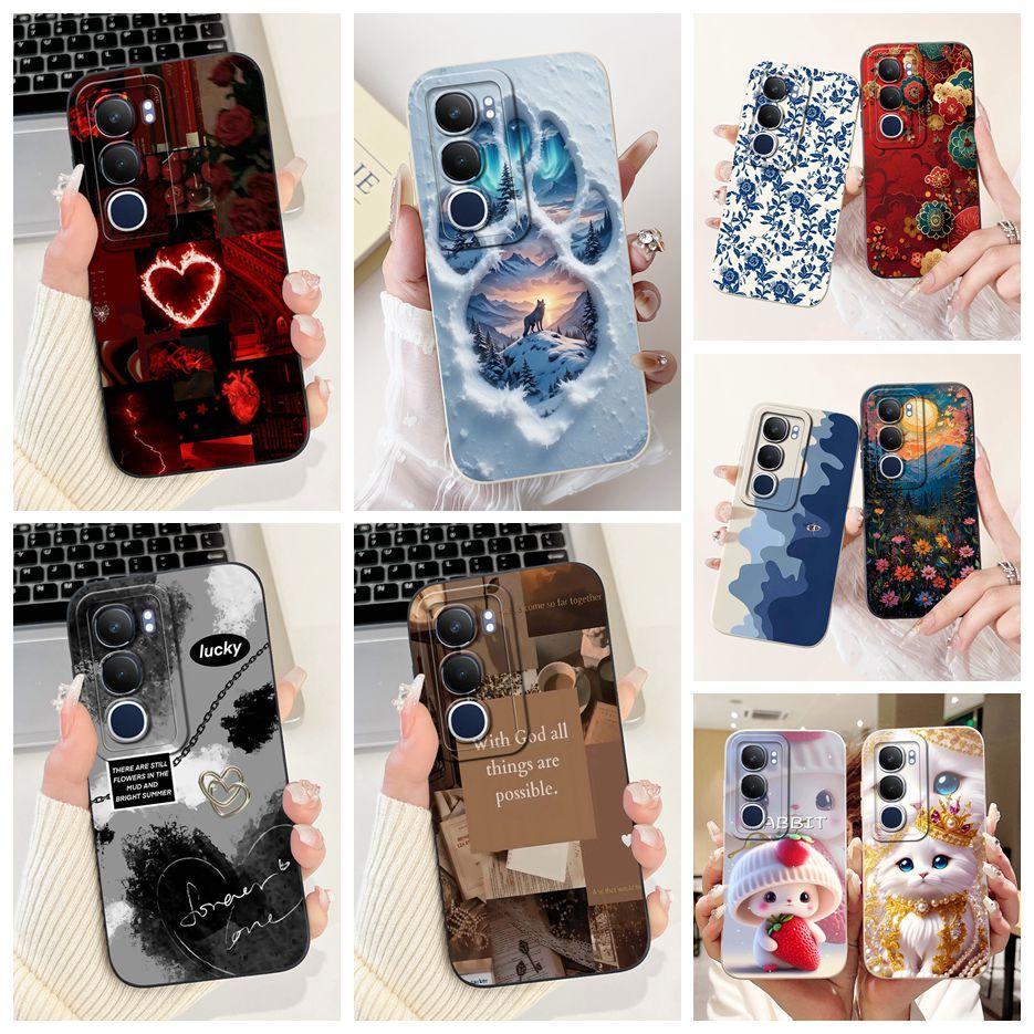 For Vivo Y19s Case V2419 New Unique Candy Painted Cover 6.68'' Shockproof Phone Case For Vivo Y19s Y 19 s VivoY19s 4G Soft Shell