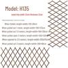 Expandable Garden Trellis with Preservative Wood for Climbing Plants