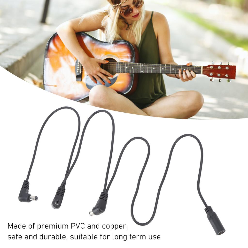 Guitar Pedal Power Supply Cable 1 To 3 Way PVC Copper Core Noise Isolation Effect Pedal Power Adapter Cord