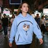 Hands Free Pet Carrier Cat Dog Hoodies for Men Women, Puppy Kitten Carrying Sweatshirt with Hoodie Zippers, Large Pocket Pullover Top, Unisex Kangaroo