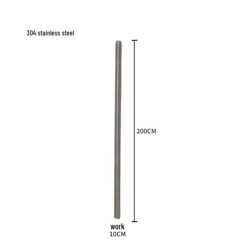 304 Stainless Steel M8/M10 Threaded Rod Bolt Stud