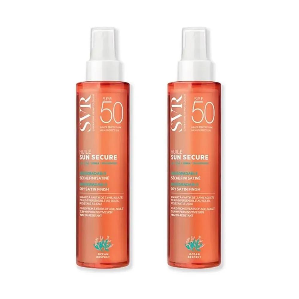 SVR Sun Secure Dry Sun Oil SPF50 200ml 2pcs