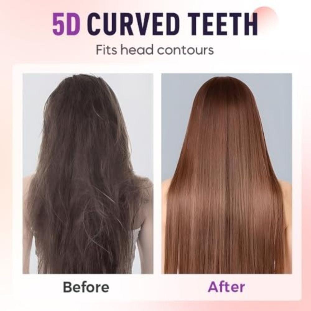 USB Charging Electric Comb 3rd Gear Hair Straightener Brush New Hair Straightener  Daily Styling