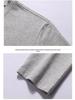 Men's Plus Size Autumn Round Neck Long Sleeve Solid Color Loose Fit T-Shirt
