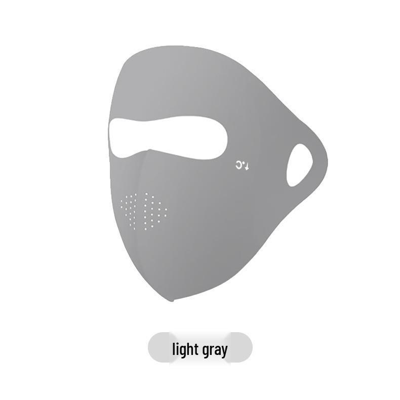 Women’s Anti-UV Breathable Ice Silk Face Mask - Sunshade and Eye Corner Protector 3D Hat