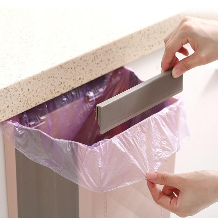 Wall-Mounted Hanging Kitchen Trash Can for Waste Sorting