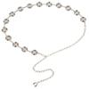 Light Luxury Niche Sunflower Metal Waist Decoration Women's Decorative Dress Silver Waist Chain High-end Women's Belt