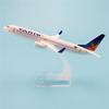 16cm Alloy Aircraft Model Brazil Boeing 737 Static Simulation Send Gift Collection Display Suitable For Table Decoration And