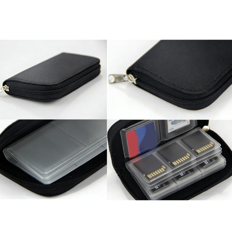Large Capacity Memory Card Case With 22 Slots High Capacity Card Storage Bag For Travel Photography And Gaming