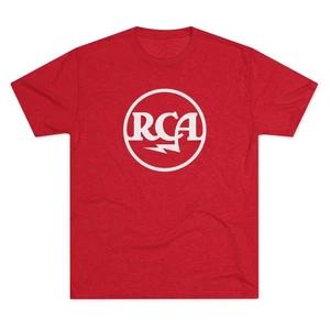 RCA Tri-Blend T-Shirt 13 Farben T-Shirt Audiophiler Röhrenventil Vintage Logo Geschenk