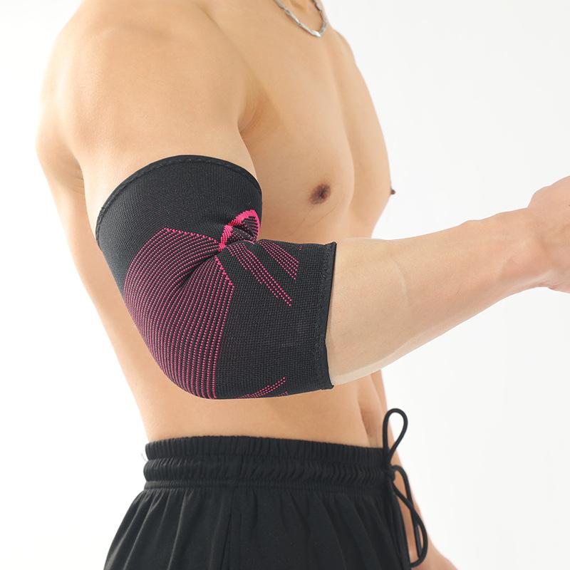 

New Strength Training Fitness Stabilizing Elbow Pads High Elastic Breathable Badminton Volleyball Arm Guards M