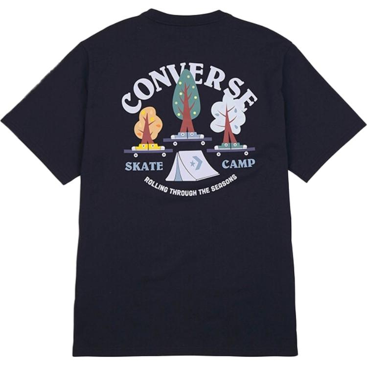 Converse Scenery T Shirt Men's Black 10025623-A01